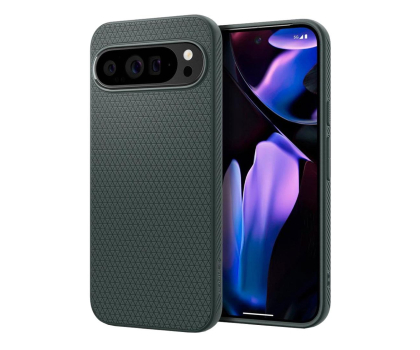 Etui do telefonów SPIGEN Liquid Air do Google Pixel 9 Pro XL Abyss Green
